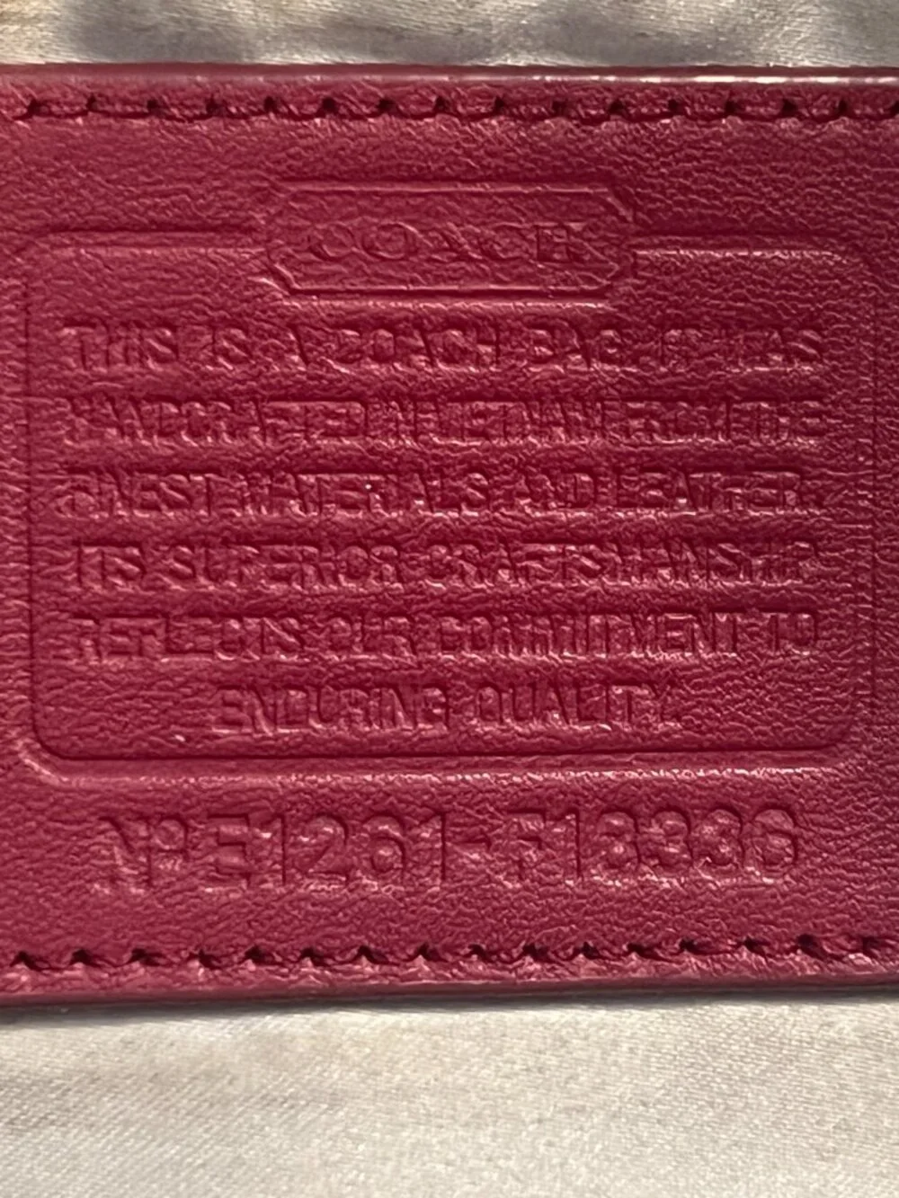 Coach Tote